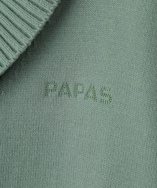 PAPAS / パパス カーディガン・ボレロ | ブラッシュ天竺 ショールカラーカーディガン | 詳細6