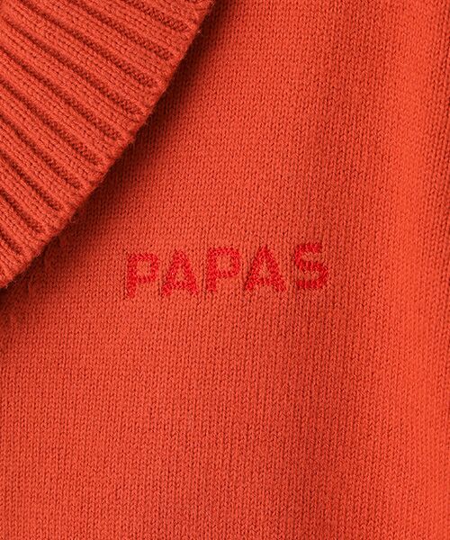 PAPAS / パパス カーディガン・ボレロ | ブラッシュ天竺 ショールカラーカーディガン | 詳細7