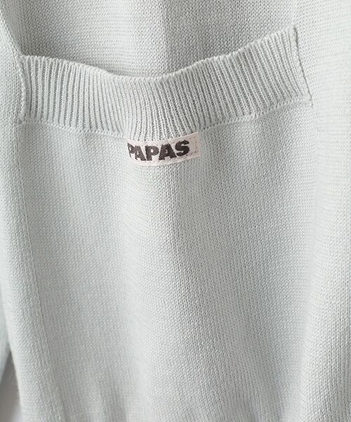 PAPAS / パパス カーディガン・ボレロ | アメリカンシーアイランドコットンカーディガン | 詳細9