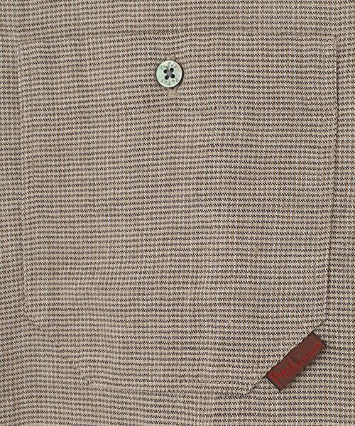 PAPAS / パパス シャツ・ブラウス | ウール/リネン レギュラーカラーシャツ | 詳細5