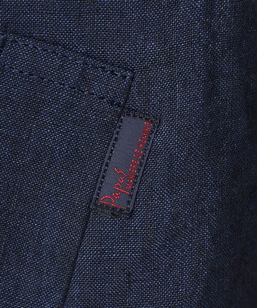 PAPAS / パパス ステンカラーコート | リネンシャンブレー ステンカラーコート | 詳細2