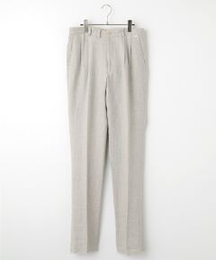 クラシックリネンツイード2タックパンツ