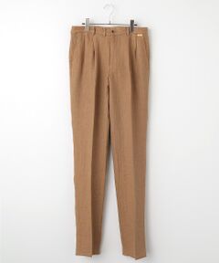 PAPAS / パパス その他パンツ | クラシックリネンツイード2タックパンツ