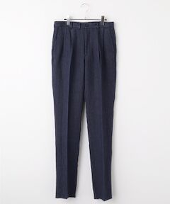 PAPAS / パパス その他パンツ | クラシックリネンツイード2タックパンツ