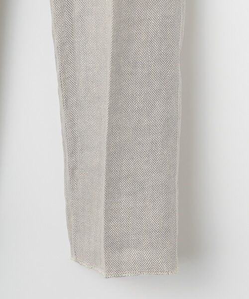 PAPAS / パパス その他パンツ | クラシックリネンツイード2タックパンツ | 詳細4