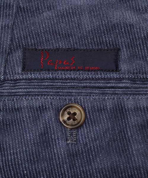 PAPAS / パパス ショート・ハーフ・半端丈パンツ | ストレッチコーデュロイ ショートパンツ | 詳細6