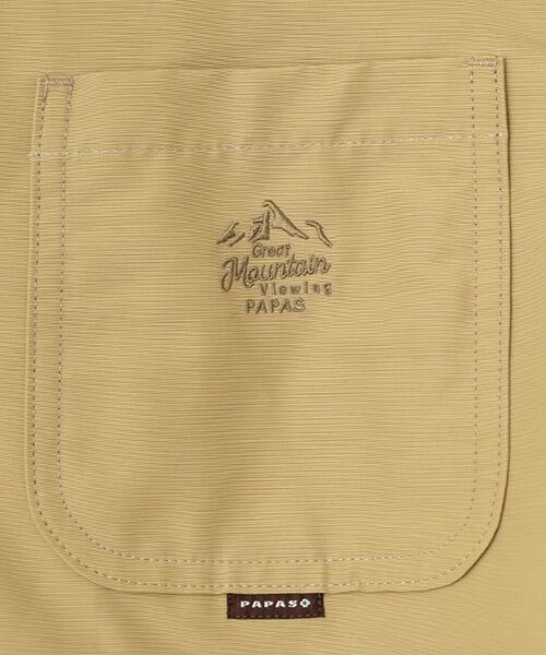 PAPAS / パパス ブルゾン | コットン/ナイロン ステンカラーブルゾン | 詳細1