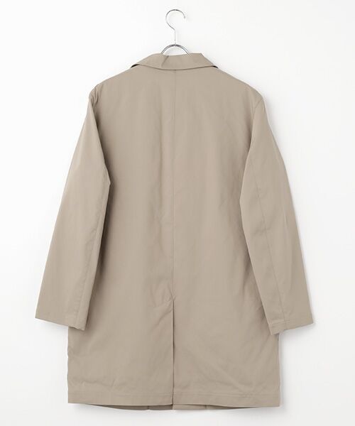 PAPAS / パパス ステンカラーコート | ポリエステルタフタ ライナー付きコート | 詳細1
