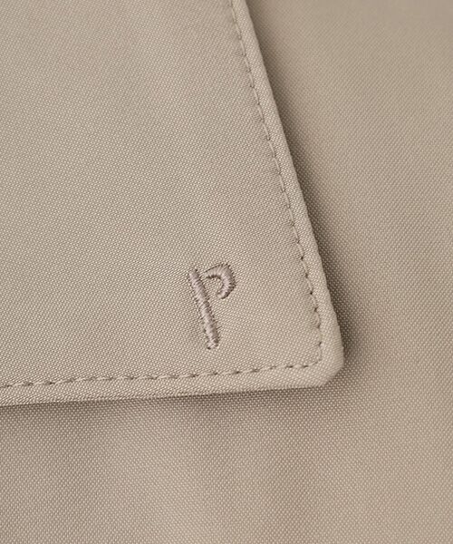 PAPAS / パパス ステンカラーコート | ポリエステルタフタ ライナー付きコート | 詳細12