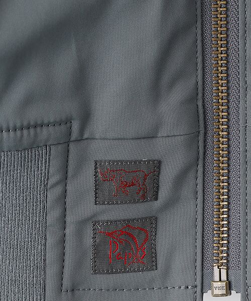 PAPAS / パパス ブルゾン | ポリエステルタフタ MA-1型ブルゾン | 詳細6
