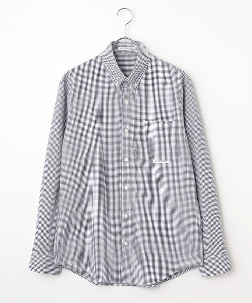 PAPAS/パパス スビンゴールド 無地&チェックシャツ ネイビーチェック L PAPAS/パパス スビンゴールド 無地&チェックシャツ ネイビーチェック L
