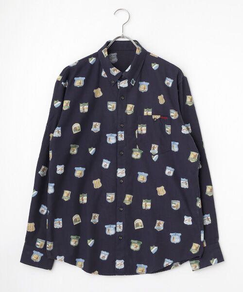 美品.4万円) papas パパス 長袖シャツ 麻100％【リネンシャンブレー 美品.4万円) papas パパス 長袖シャツ 麻100％【リネン