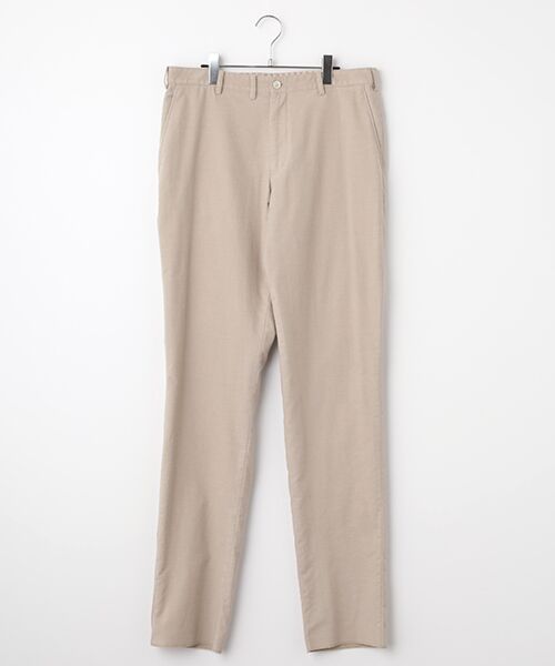 PAPAS/パパス コットン/ソロテックス リクラインドクロス ノータックパンツ ベージュ LL PAPAS/パパス コットン/ソロテックス リクラインドクロス ノータックパンツ ベージュ LL