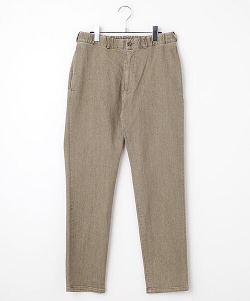 PAPAS/パパス 10.25ozストレッチデニム イージーパンツ モカブラウン LL PAPAS/パパス 10.25ozストレッチデニム イージーパンツ モカブラウン LL