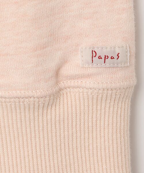 PAPAS / パパス ブルゾン | インディゴ風ミニ裏毛 バイク&ロゴプリント ブルゾン | 詳細2