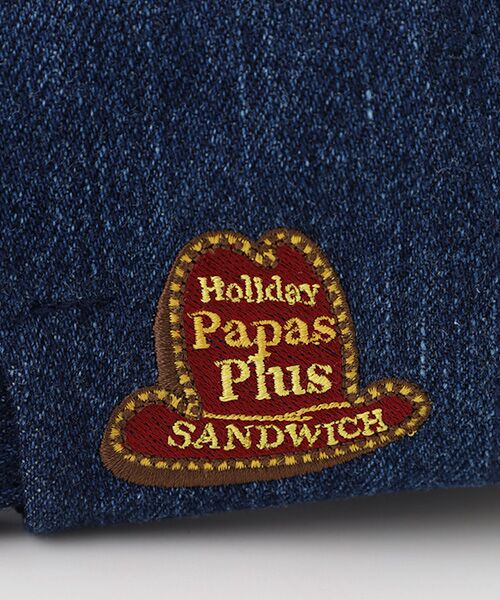 PAPAS / パパス キャップ | 9ozナチュラルスラブソフトデニムキャップ | 詳細5