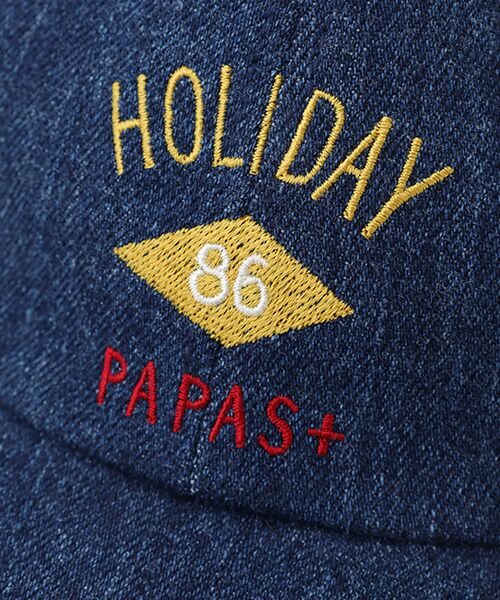 PAPAS / パパス キャップ | 9ozナチュラルスラブソフトデニムキャップ | 詳細6