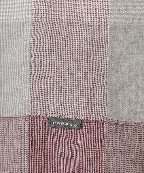 PAPAS / パパス シャツ・ブラウス | パッチワークシャーリングチェック 起毛シャツ | 詳細1