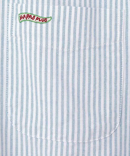 PAPAS / パパス シャツ・ブラウス | コットンオックスフォード 複葉機柄 刺繍シャツ | 詳細3