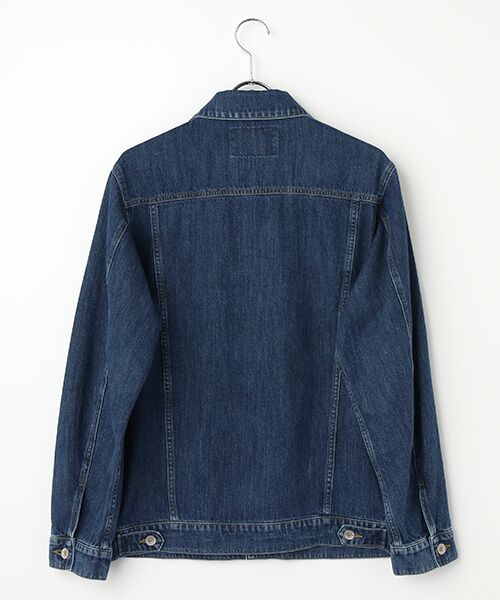 9ozナチュラルスラブソフトデニムブルゾン （Gジャン・デニム