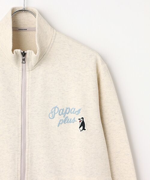 PAPAS / パパス ブルゾン | トビ裏毛 カットソーブルゾン | 詳細2