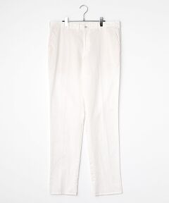 PAPAS / パパス その他パンツ | 綿麻ギャバストレッチ ノータックパンツ