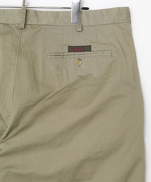 PAPAS / パパス その他パンツ | 綿麻ギャバストレッチ ノータックパンツ | 詳細5