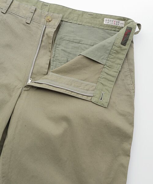 PAPAS / パパス その他パンツ | 綿麻ギャバストレッチ ノータックパンツ | 詳細7