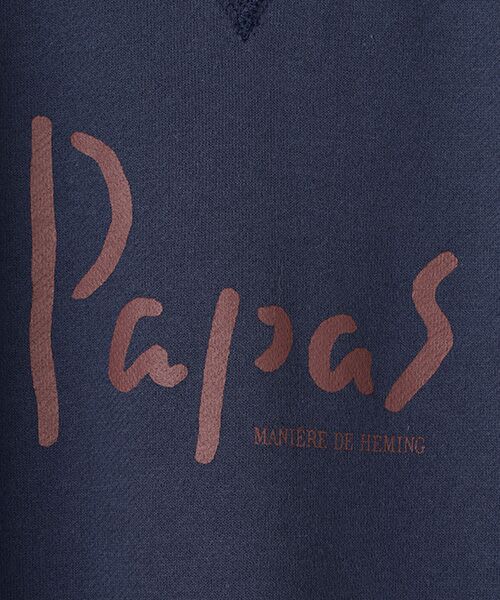 PAPAS / パパス ベビー・キッズウエア | 男女兼用キッズ裏毛トレーナー | 詳細16