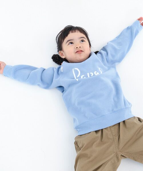 男女兼用キッズ裏毛トレーナー （ベビー・キッズウエア）｜PAPAS