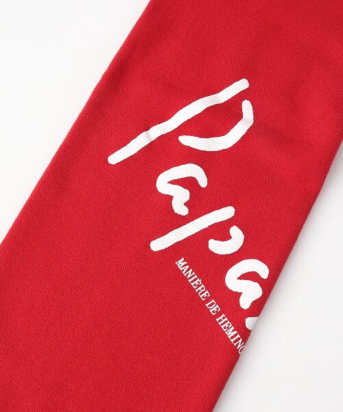 PAPAS / パパス マフラー・ショール・スヌード・ストール | 吊り裏毛パイル マフラー | 詳細3