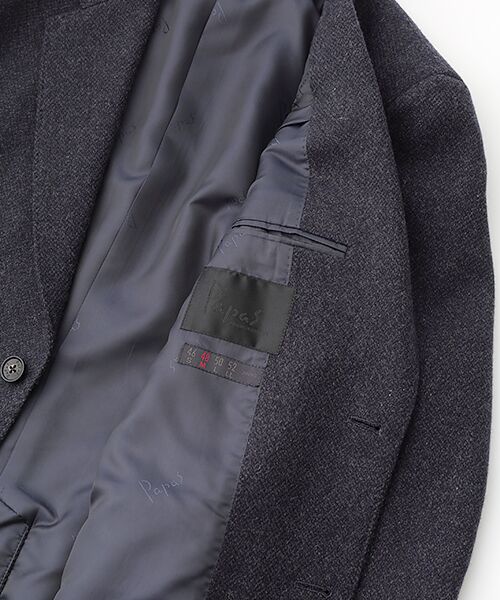 カシミヤドネガルツイード ジャケット （テーラードジャケット