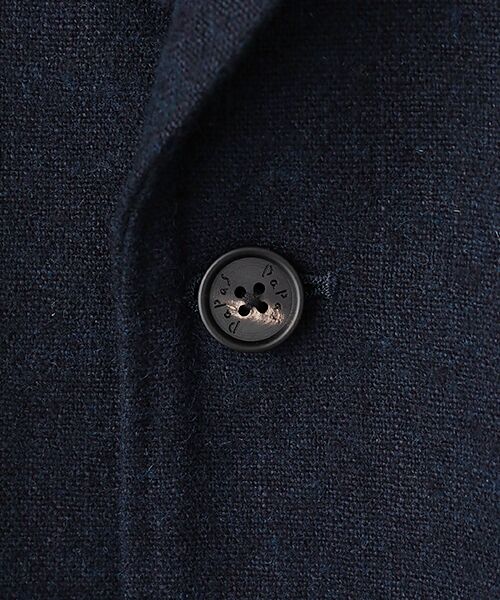 PAPAS / パパス テーラードジャケット | ローモンドウール/リネン平織ネップツイード ジャケット | 詳細7