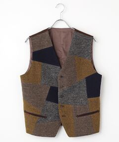 ✈極美品　Papas　パパス　Vネック　ベスト　ロゴ　メンズ M　綿　ゴルフ　秋 ✈極美品 Papas パパス Vネック ベスト ロゴ メンズ M 綿 ゴルフ 秋 ✈