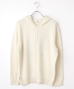 PAPAS / パパス パーカー | ウール天竺7G ニットパーカー