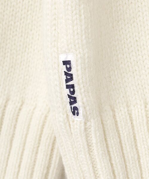 PAPAS / パパス パーカー | ウール天竺7G ニットパーカー | 詳細2