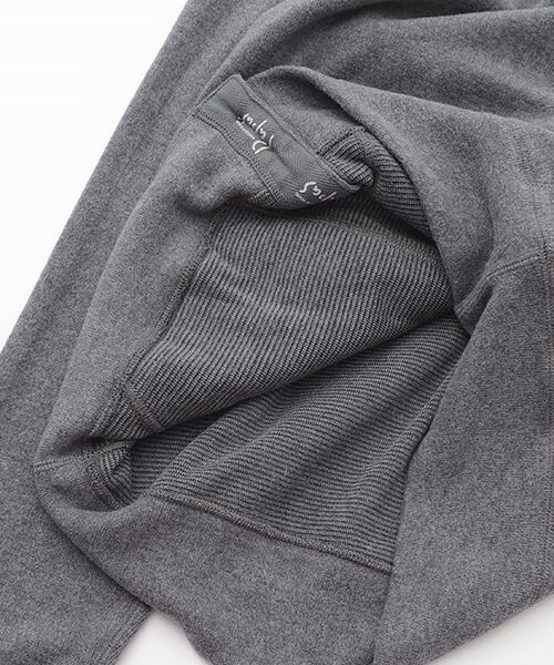 PAPAS / パパス カーディガン・ボレロ | ソリストヒートストレッチリブ表ピーチ起毛 カーディガン | 詳細4