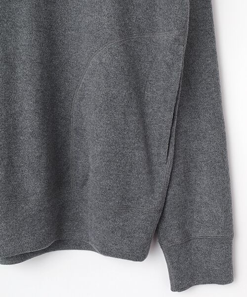 PAPAS / パパス パーカー | ソリストヒートストレッチリブ表ピーチ起毛 パーカー | 詳細3