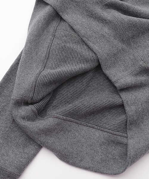 PAPAS / パパス パーカー | ソリストヒートストレッチリブ表ピーチ起毛 パーカー | 詳細4