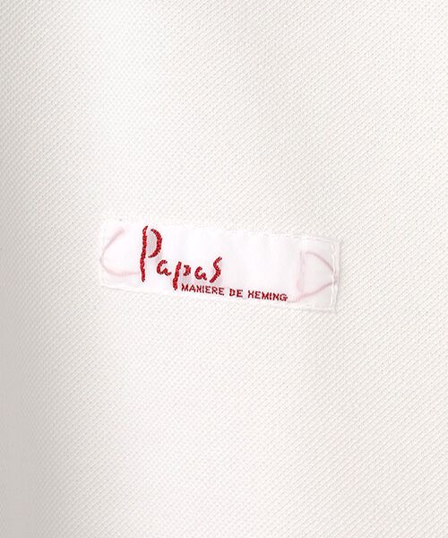 PAPAS / パパス ポロシャツ | クアトロセブン鹿の子 ポロシャツ | 詳細7