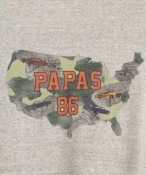 PAPAS / パパス スウェット | 吊り裏毛パイルトレーナー | 詳細3