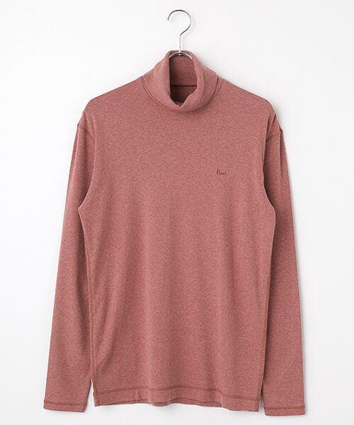 PAPAS/パパス グレースTOPフライス タートルネックカットソー TOPスモークローズ S PAPAS/パパス グレースTOPフライス タートルネックカットソー TOPスモークローズ S