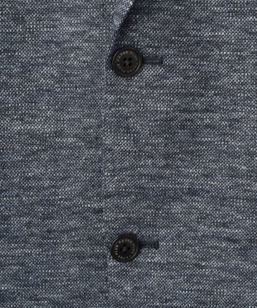 PAPAS / パパス テーラードジャケット | リネン/ポリエステル裏鹿の子 カットソージャケット | 詳細7