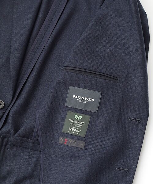 PAPAS / パパス テーラードジャケット | <MARLANE>ナチュラルストレッチクロス ジャケット | 詳細5
