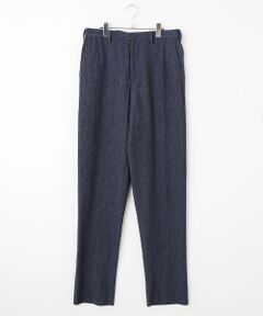 PAPAS / パパス その他パンツ | ウール/ナイロン シャーリングピンチェック圧縮起毛 イージーパンツ