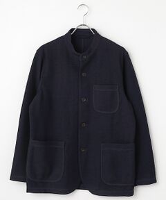 ✨美品✨パパスプラス❣️ニットジャケット　M　ブルー系　ストレッチ　春夏物 PAPAS＋新作アイテム | ファッション通販 タカシマヤ