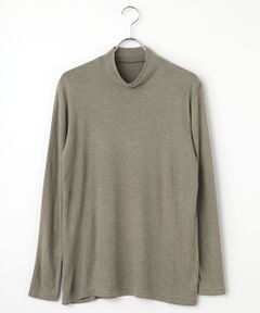 PAPAS / パパス Tシャツ | レナースムースハイネック 長袖Tシャツ