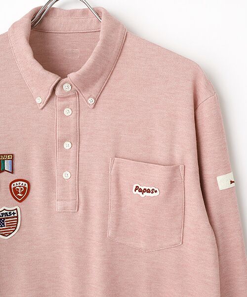PAPAS / パパス ポロシャツ | ソリストヒート鹿の子スムース ボタンダウンポロシャツ | 詳細4