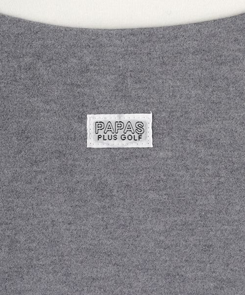 PAPAS / パパス その他トップス | ストレッチスウェード モックネックTシャツ | 詳細6