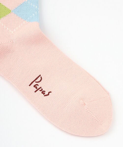 PAPAS / パパス ソックス | ●定番●アーガイル柄ソックスA | 詳細1